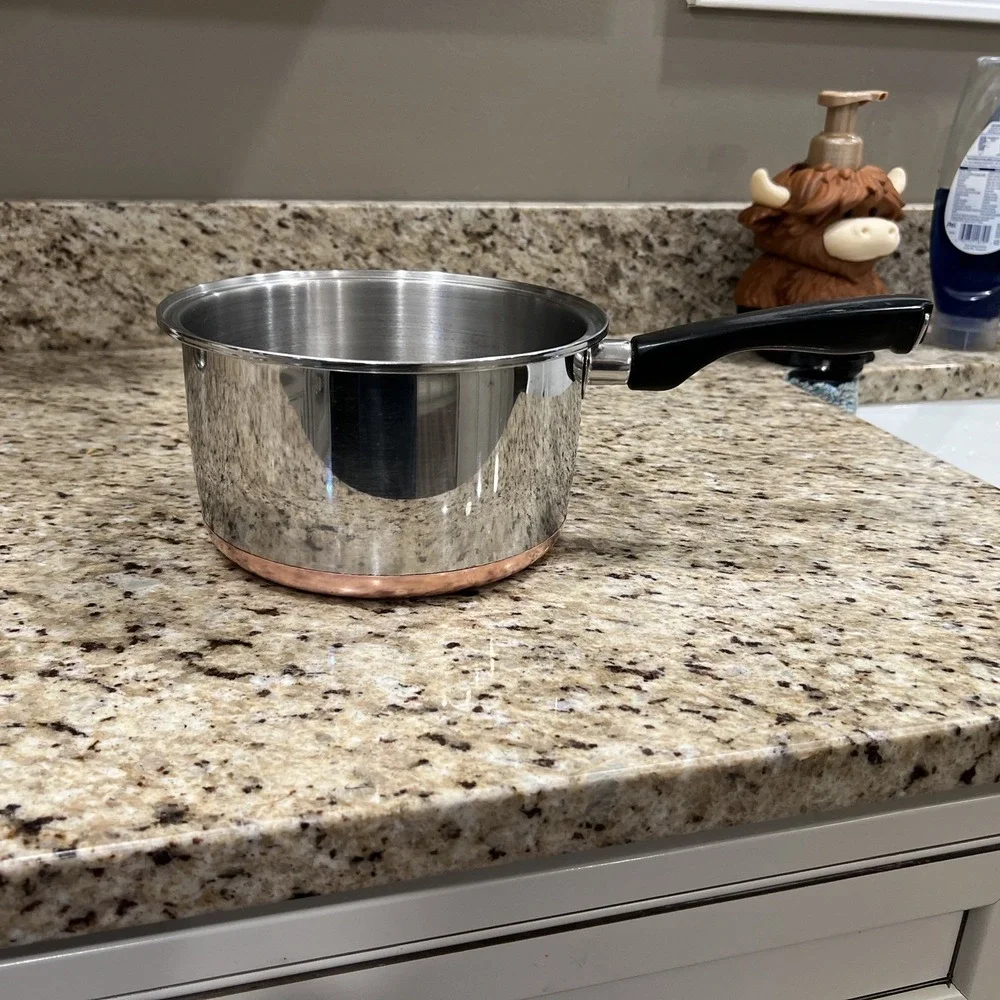 Vintage Sears Maid Of Honor Copper Bottom 2‎ Quart Pan No Lid